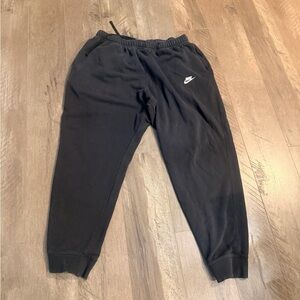 Nike black Joggers with Logo